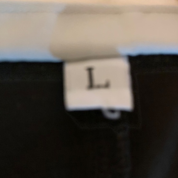 Bryn Walker black V-neck oversized long tunic top pockets Large Lagenlook L-XL - Picture 9 of 16